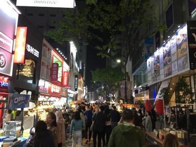 男4人で韓国3泊4日の旅 1日目~ソウル到着、明洞食べ歩き~