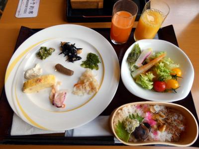 ０６．セルフ化されたエクシブ伊豆1泊　バイキングになった 日本料理 黒潮の朝食