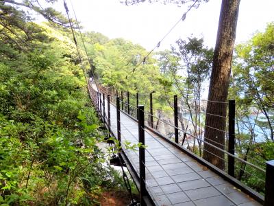 城ヶ崎のもう一つの吊橋・橋立吊橋と対島（たじま）の滝＆テディベア・ミュージアム―ＧＷ伊豆高原の旅Vol.2