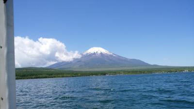 冠雪の富士山を求めて・・（1日目：河口湖～西湖～鐘山苑）