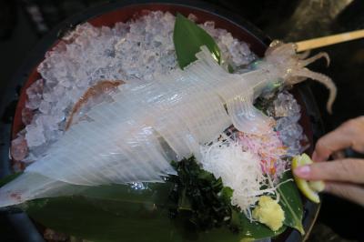 週末一泊旅行  前編【鳥取・活きイカの刺身を食べる！】