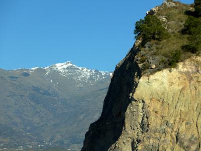 2017.12アンダルシアドライブ旅行33-Sierra Nevada山脈のふもと，Lanjalon，Orgiva をドライブ