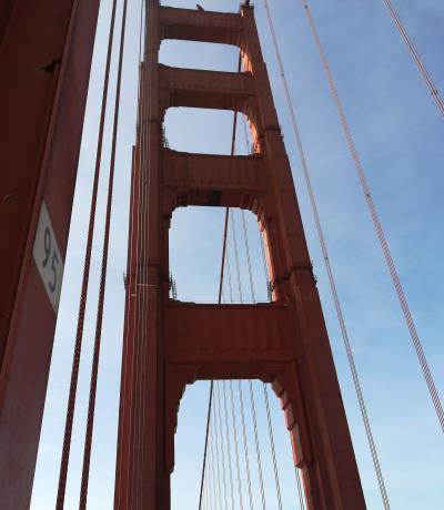 サンフランシスコと周辺旅　２　Golden Gate Bridge を歩いて渡る