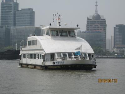 上海の黄浦江・渡し舟・泰公線