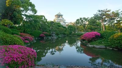 夕方に大阪城公園散歩