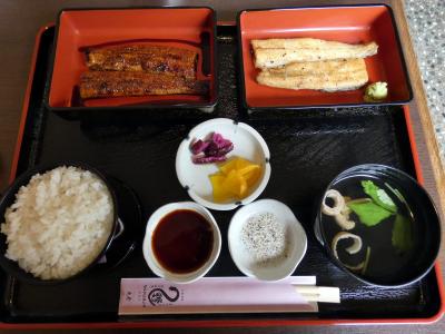 ０１．鰻とバイキングを楽しむHVC浜名湖1泊　三島～浜名湖のドライブ　炭焼きうなぎ加茂　うなぎ処勝美　うなぎ白焼山口の昼食