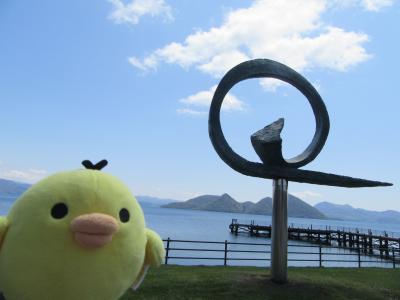 北海道　栗山町と洞爺湖　をたびするトリ