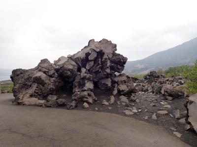 九州縦断旅（６）桜島・有村溶岩展望所、湯之平展望所で荒々しい自然を感じる