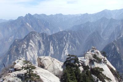 2018.03 西安旅行（５）華山金鎖関・東峰・中峰・南峰