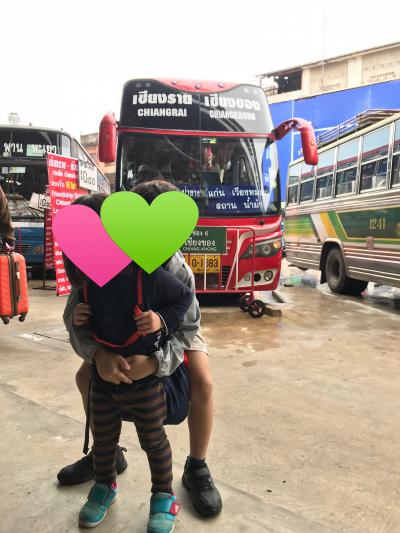 子連れ タイからラオスへスローボートの旅