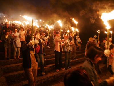 2018年6月2日（土）　第72回国立公園大山夏山開き祭　前夜祭　炎の祭典！！