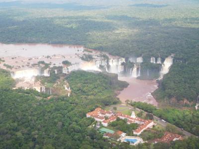 南米２０１８旅行記　【１６】イグアスの滝（ブラジル側）１（ヘリコプター遊覧）