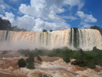 南米２０１８旅行記　【１８】イグアスの滝（ブラジル側）３（悪魔ののどぶえ）