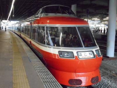 ２０１８年　梅雨の箱根・・・・・①小田急ロマンスカー「ＬＳＥ」惜別乗車