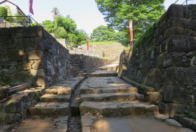 2018春、北関東の名城(7/21)：5月22日(7)：金山城(3)：総石垣の山城、物見台