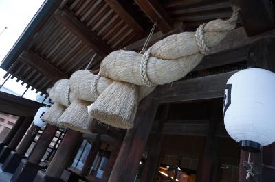 早朝の出雲大社へひとり参拝