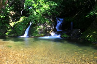 ◆会津下郷町で滝と中山風穴地特殊植物群落めぐり