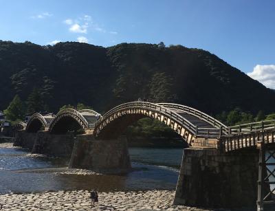 15年ぶりに錦帯橋を渡り、梅雨の晴れ間に岩国をサクッと観光しました