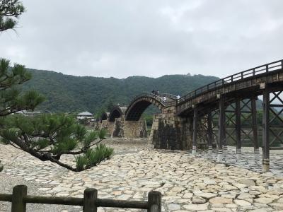 錦帯橋は長い橋でした。