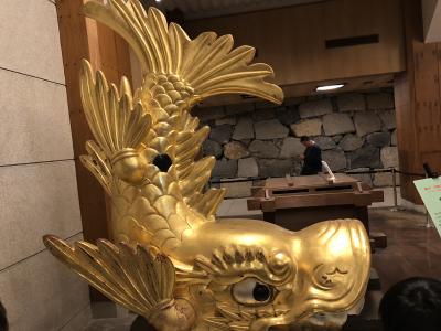 初めての名古屋⑥解体前の名古屋城天守閣、そして最後までアソシアホテルでゆっくりと。