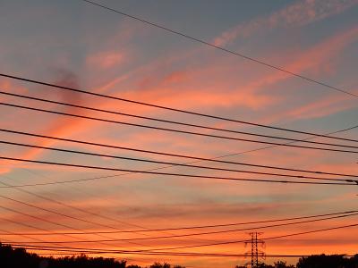 素晴らしかった6月24日の夕焼け