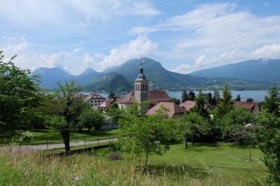 5年連続フランス2018年夏 その2 アヌシー湖4時間サイクリング/Lake Annecy cycling