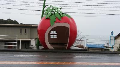 長崎にフグを食べに行く【その1】　長崎はこの日も雨のフルーツバス停巡り