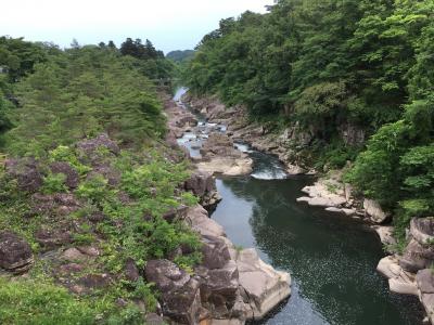 久しぶりの女ばかり3世代　人気東北ツアーに参加する　１　厳美渓の郭公だんごと霧の八幡平