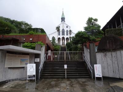 長崎,壱岐,対馬,釜山 ブラリ観光(1) 初めての長崎は小雨だった(2018年7月)