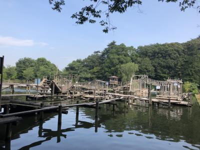 夏休み前の夏遊び！はじめての清水公園フィールドアスレチック