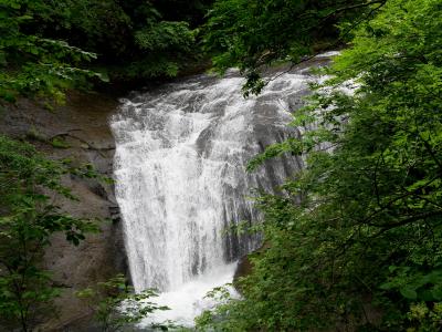 2018.6札幌出張旅行・恵庭渓谷2-恵庭渓谷，白扇の滝，ラルマナイの滝，三段の滝，漁川ダム