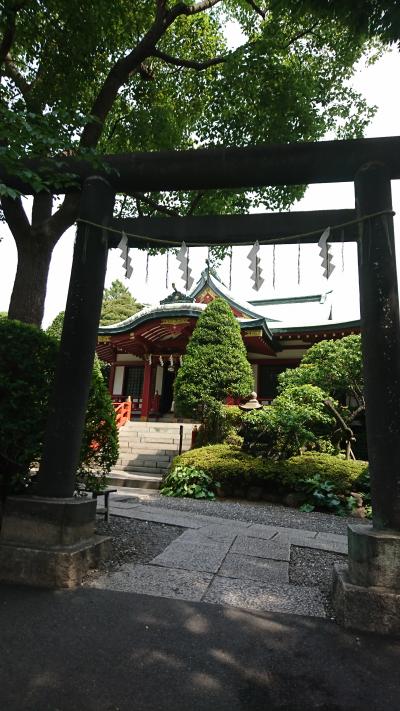 東大島神社で参拝