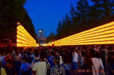 2018 大混雑の平成最後の靖国神社みたままつりに行ってきた