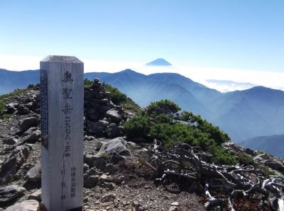 南アルプス南部の旅１　聖岳・兎岳