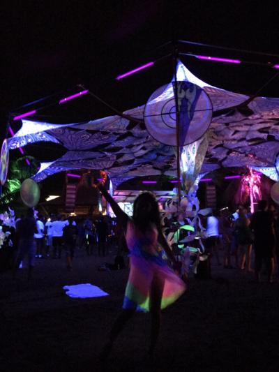 2017年SWタオ島パンガン島旅行 その4 ブラックムーンパーティー潜入