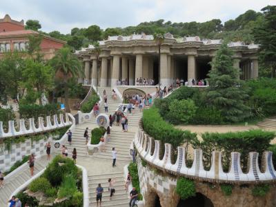 2017スペイン旅行Part6　セビリア～バルセロナ（グエル公園、カサ・バトリョ）