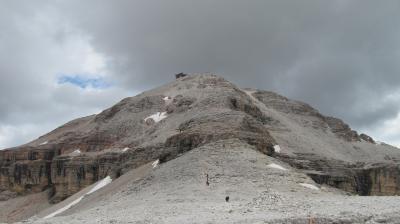 ２度目のドロミテ、Fassa谷ハイキング（７）Piz Boe下山～ポルドイ峠～Belvedere～Col dei Rossi 