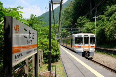 山の中小和田駅は暑かった