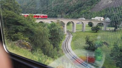 7/15 ヨーロッパ周遊30日間。ベルニナ急行とティラノ滞在 (ミラノへ)