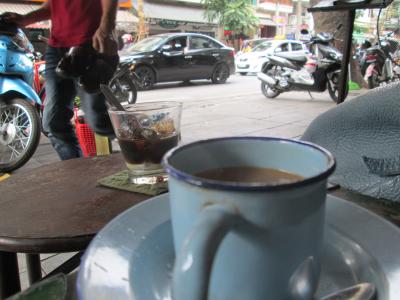 2016秋ベトナムその４街歩き二日目カフェ