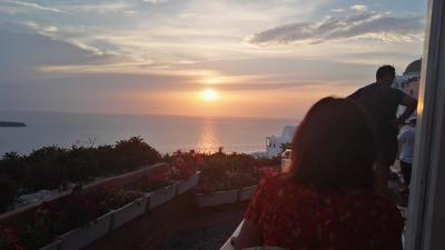 7/24 ヨーロッパ周遊30日 サントリーニ島滞在 2日目 世界一の夕陽
