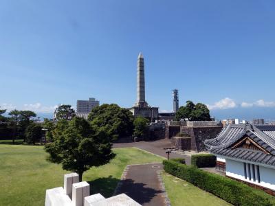 １５．妻の親兄弟と飲む甲府1泊　朝の甲府の散歩道　舞鶴城公園その２　