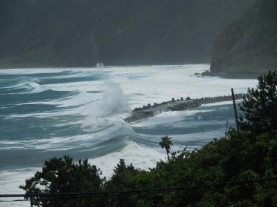 八丈島へ　２．スノーケリング、台風、そして帰道