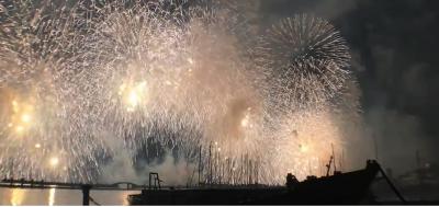 2018年8月　琵琶湖大花火大会を今回も最前で見たよ！クライマックス動画