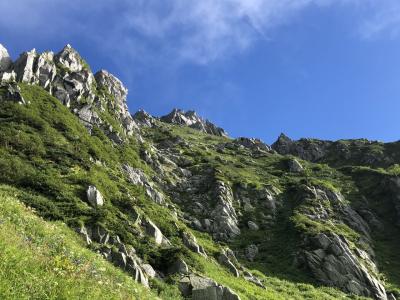 千畳敷カールと中央アルプスの最高峰を弾丸登山