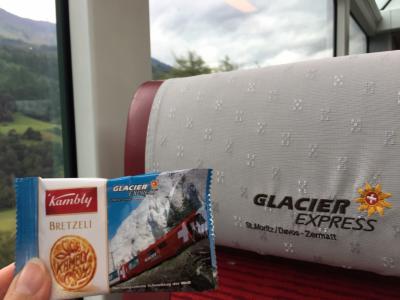   【スイス横断旅行＋ミラノ】⑦　　氷河特急に乗り、ツエルマットからサンモリッツへ