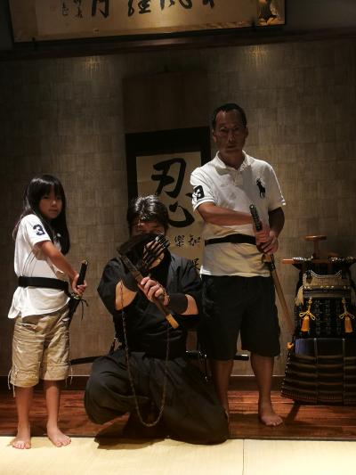 忍者体験と韓国ランチ