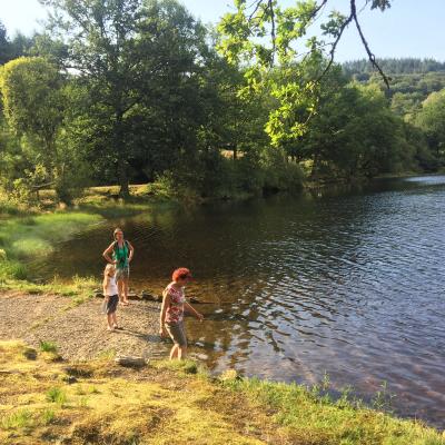 フランスの地方自然公園ミルバッシュ（1000頭の牛の意味）の1隅で。