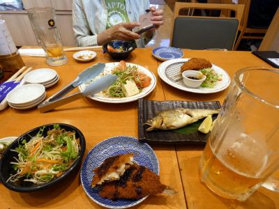 ０２．沼津魚がし鮨 三島駅南口店の夕食