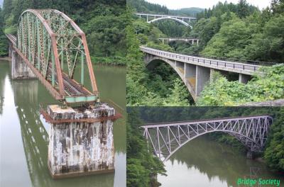 ◆会津若松～長岡　只見線沿線の橋梁等を巡る旅◆その１ 会津若松～本名